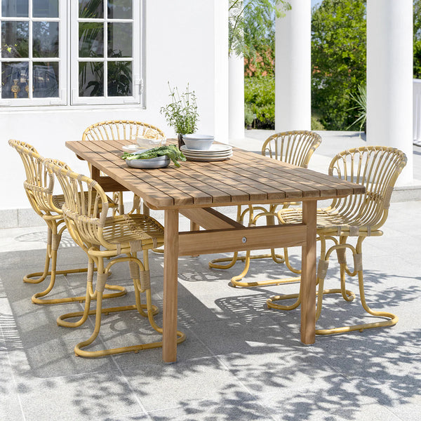 Tobias Teak Havebord, exterior
