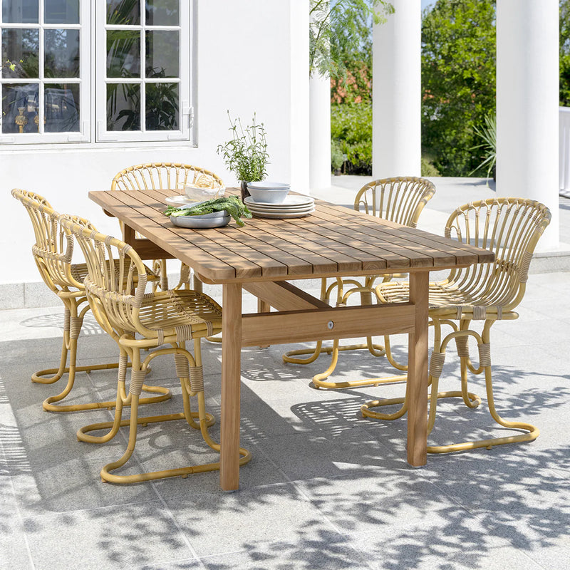 Tobias Teak Havebord, exterior