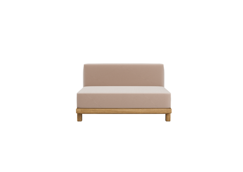 Vis à vis outdoor sofa modules