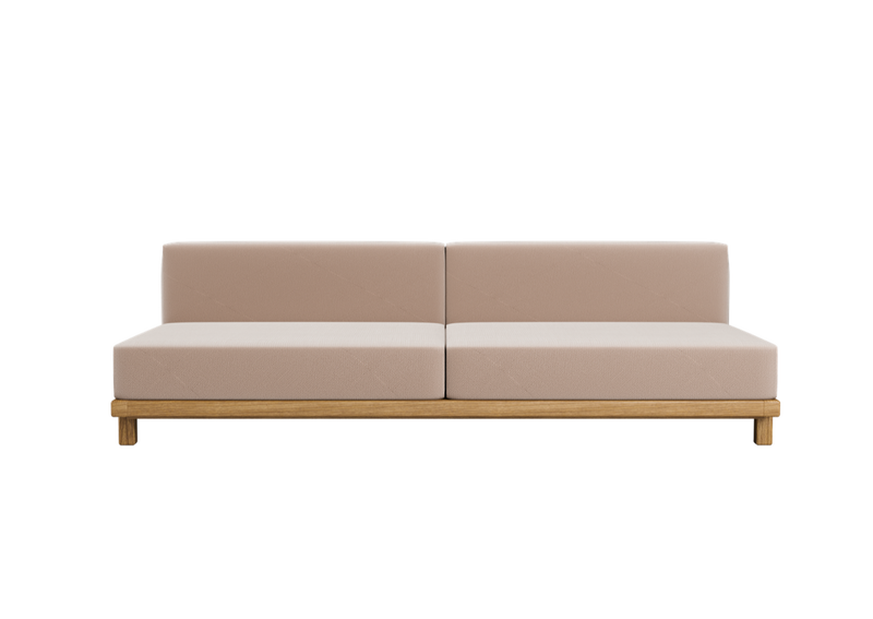 Vis à vis outdoor sofa modules