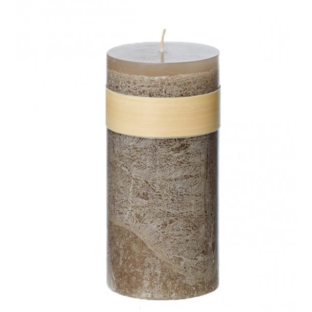 Timber® bloklys, Taupe - fås i flere størrelser, by Vance Kitira
