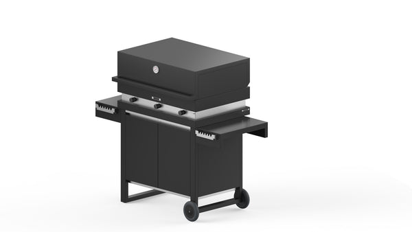 Barbecue FGA 750 FO inkl. skab og hjul