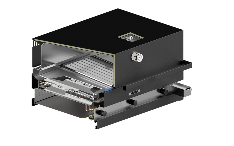 Barbecue FGA 1000 FO inkl. skab og hjul