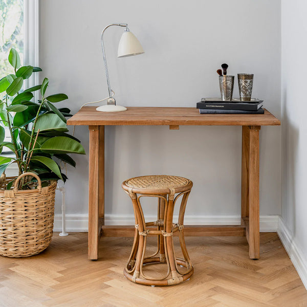 Lucas teak skrivebord, interior